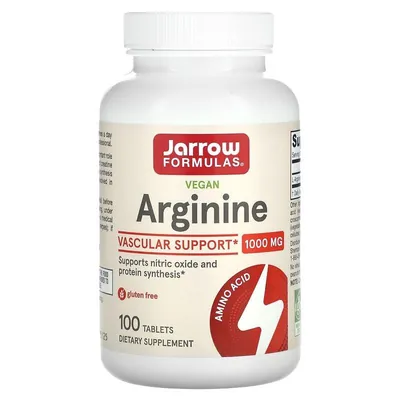 Аргінін Jarrow Formulas Arginine 1000 мг, 100 таблеток