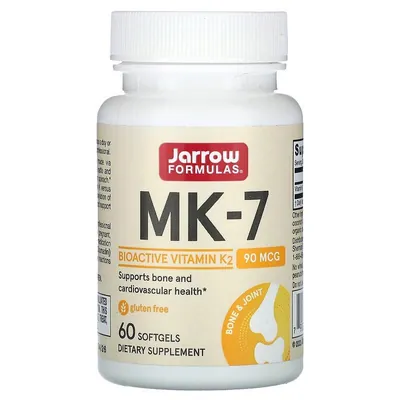 Вітамін К2 МК-7 Jarrow Formulas Vitamin K2 90 мкг, 60 капсул