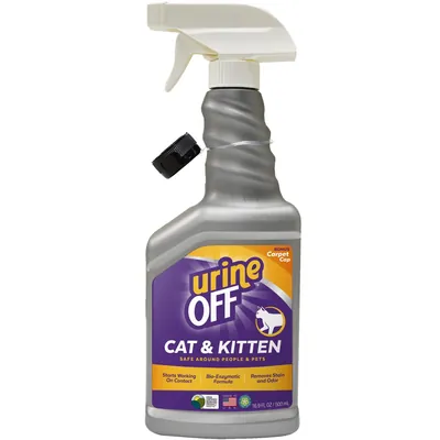 Спрей TropiClean Urine Off для видалення органічних плям та запахів, для кошенят та котів, 500 мл