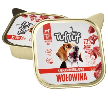 Паштет TufTuf из говядины для собак, 300 г
