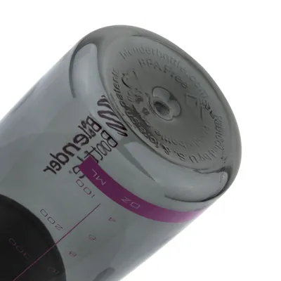Шейкер-пляшка Blender Bottle SportMixer чорний/сливовий, 820 мл