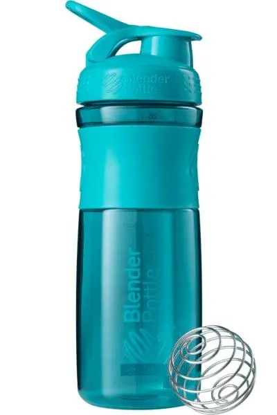 Шейкер-пляшка Blender Bottle SportMixer бірюзовий, 820 мл