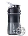 Шейкер-пляшка Blender Bottle SportMixer чорний/білий, 590 мл