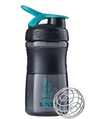 Шейкер-пляшка Blender Bottle SportMixer Black/Teal, 590 мл