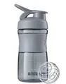 Шейкер-пляшка Blender Bottle SportMixer сіра галька, 590 мл