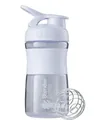 Шейкер-пляшка Blender Bottle SportMixer чистий білий, 590 мл