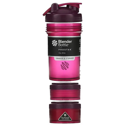Смарт-шейкер Blender Bottle ProStak Plum, 650 мл + 2 контейнера