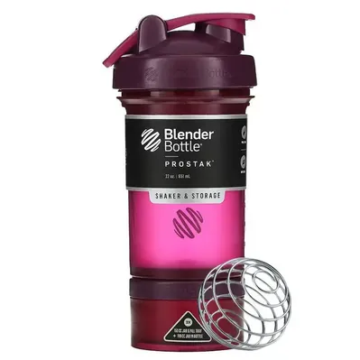 Смарт-шейкер Blender Bottle ProStak сливовий, 650 мл + 2 контейнера