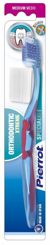 Зубная щетка Pierrot Orthodontic Xtreme ортодонтическая средней жесткости Ref.14, 1 шт