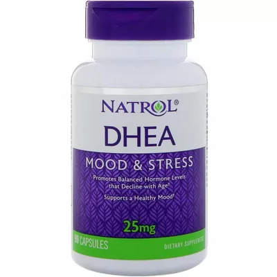 Дегідроепіандростерон Natrol DHEA 25 мг капсули №90