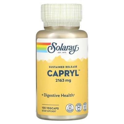 Каприловая кислота Solaray Capryl, 100 капсул