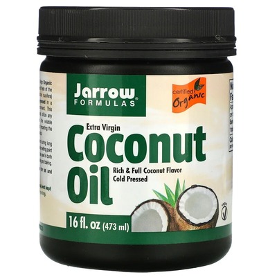 Кокосова олія Jarrow Formulas Coconut Oil, 473 мл