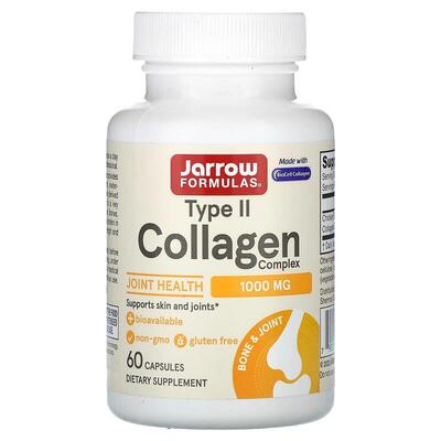 Коллаген комплекс II типа Jarrow Formulas Type II Collagen 500 мг, 60 капсул
