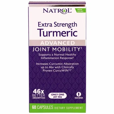 Куркума Natrol Turmeric, 60 капсул
