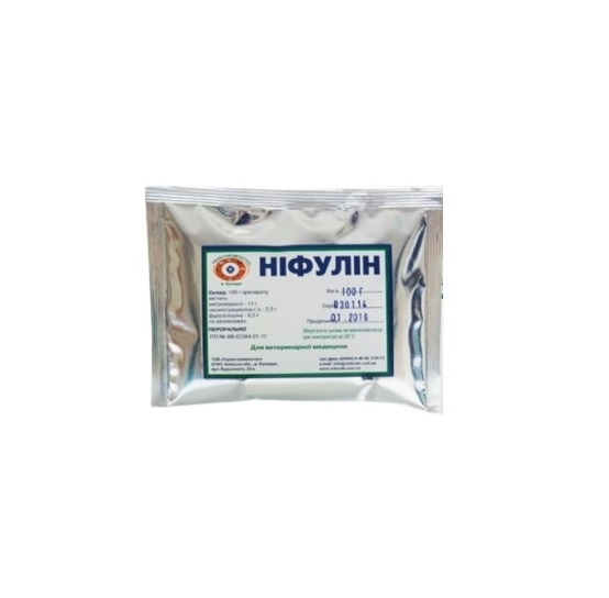 Ніфулін (ДЛЯ ТВАРИН) порошок, 100 г