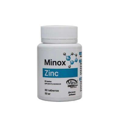 Витамины MinoX Zinc для роста волос таблетки №60