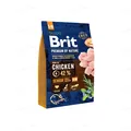 Корм сухий Brit Premium Senior S + M для літніх собак дрібних і середніх порід зі смаком курки, 3 кг