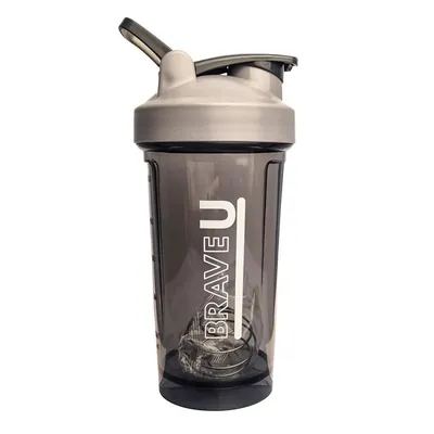 Шейкер Brave U Shaker Premium, сірий, 600 мл