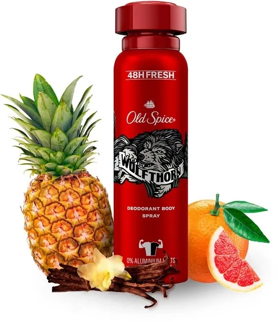 Дезодорант спрей Old Spice Wolfthorn 48h для чоловіків, 150 мл