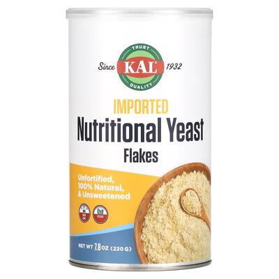 Пищевые дрожжи KAL Nutritional Yeast мелкие хлопья, несладкие, 220 г