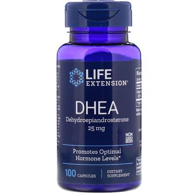 ДГЭА Life Extension DHEA 25 мг, 100 капсул