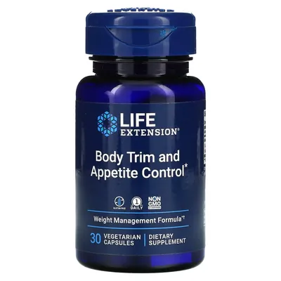 Комплекс для зниження ваги та контроль апетиту Life Extension Body Trim and Appetite Control, 30 вегетаріанських капсул