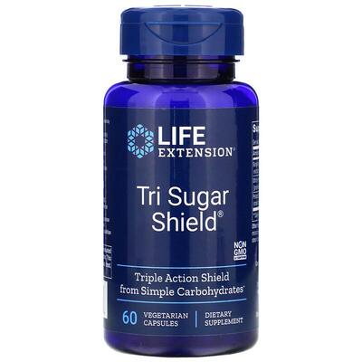 Комплекс для понижения сахара в крови Life Extension Tri Sugar Shield, 60 капсул