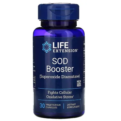 Супероксиддисмутаза Life Extension SOD Booster, 30 вегетаріанських капсул