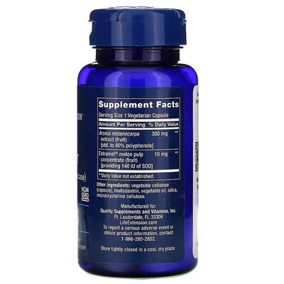 Супероксиддисмутаза Life Extension SOD Booster, 30 вегетарианских капсул