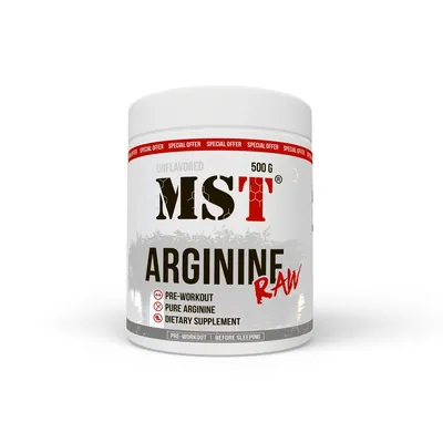 L-аргінін MST Nutrition Arginine RAW без смаку, 500 г
