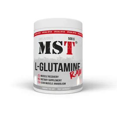 L-глютамін MST Nutrition Glutamine RAW без смаку, 500 г