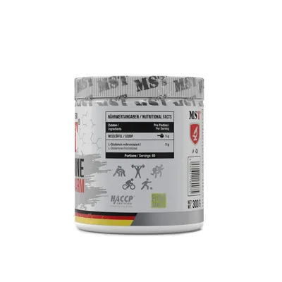 L-глютамін MST Nutrition Glutamine Pharm без смаку, 300 г