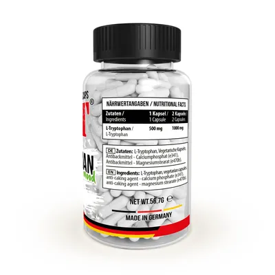 L-триптофан MST Nutrition Tryptophan Good Mood, 90 рослинних капсул
