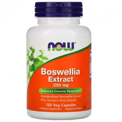 Екстракт Босвелії NOW Boswellin Extrakt 250 мг капсули №120