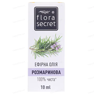 Олія ефірна Flora Secret розмаринова, 10 мл