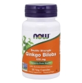 Гинкго билоба NOW Ginkgo Biloba Double Strength 120 мг капсулы №50