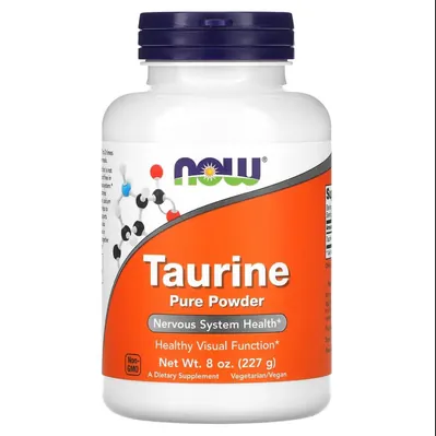 Таурин NOW Taurine порошок, 227 г
