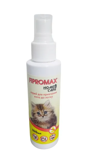 Спрей Fipromax HomeCare для привчання до туалету котів, 100 мл