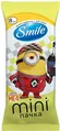 Серветки вологі Smile Minions Ліцензійні герої Міньйони міні формат, 8 шт