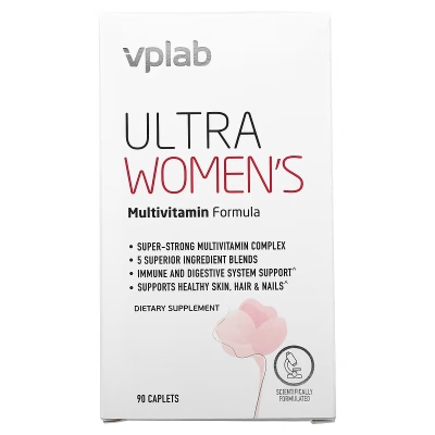 Мультивитаминная формула для женщин VPLab Ultra Woman's Multivitamin Formula, 90 каплет