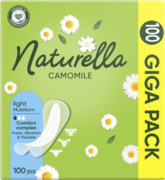 Прокладки ежедневные Naturella Camomile Light Multiform, 100 шт