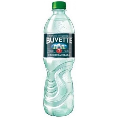 Вода минеральная Buvette №7 сильногазированная, 0,5 л