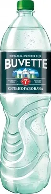 Вода мінеральна Buvette №7 сильногазована, 1,5 л
