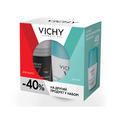Набор антиперспирантов шариковых Vichy 2025 (мужской 72 часа защиты 50 мл + женский 48 часов защиты 50 мл) -40% на второй продукт в наборе