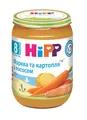 Пюре рибно-овочеве HiPP Морква та картопля з лососем, 190 г