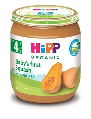 Пюре овочеве HiPP Organic Перший дитячий Гарбуз з 4 місяців,125 г