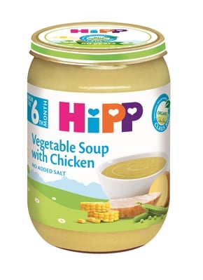Суп-пюре HiPP Овочевий з курчам, 190 г