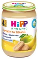 Пюре фруктове HiPP Organic Фрукти та злаки, яблука з бананами та печивом, 190 г
