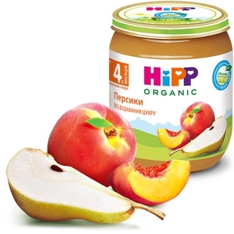 Пюре фруктовое HiPP Organic Персики, 125 г
