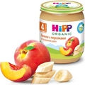 Пюре фруктове HiPP Organic Банани з персиками, 125 г